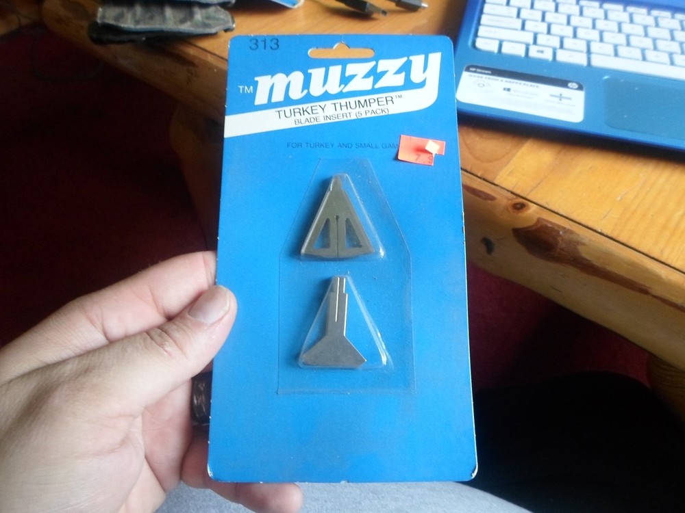 Muzzy Turkey Thumper Broadhead Replacement Blades #313 - New Pack