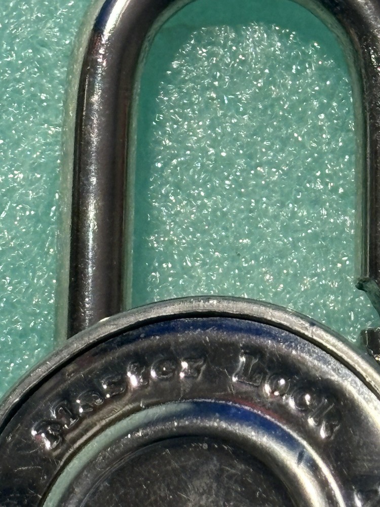 2 Master 3 DIGIT COMBINATION DIAL PAD LOCK~BLACK