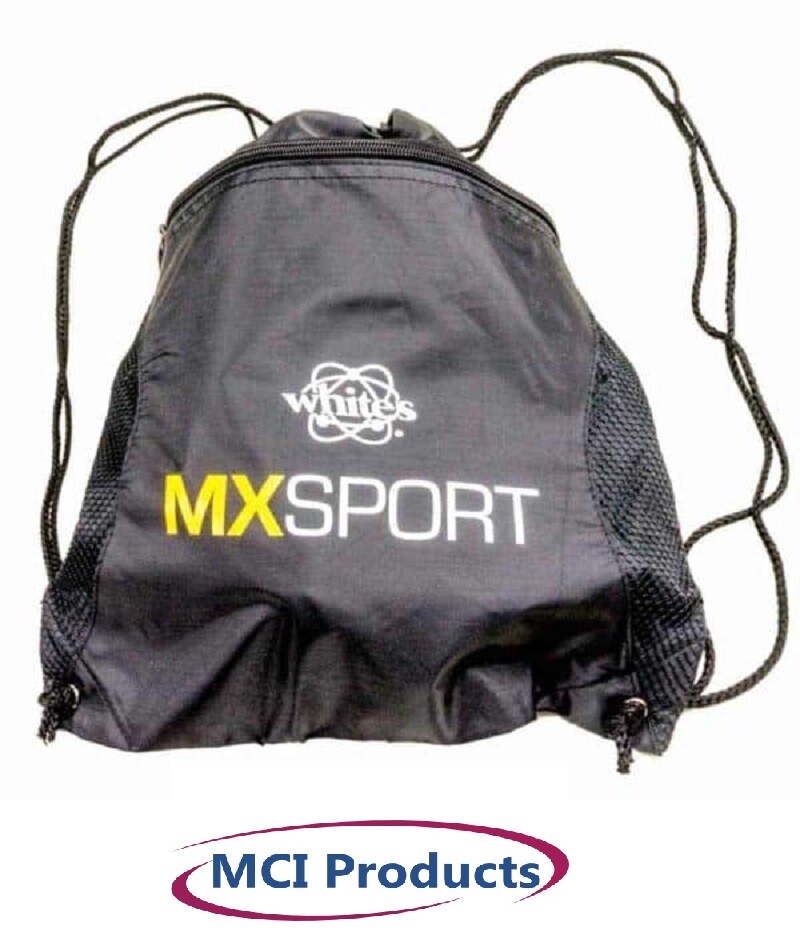 Whites MX Sport Backpack with Zipper Pouch Adjustable Drawstring Strap