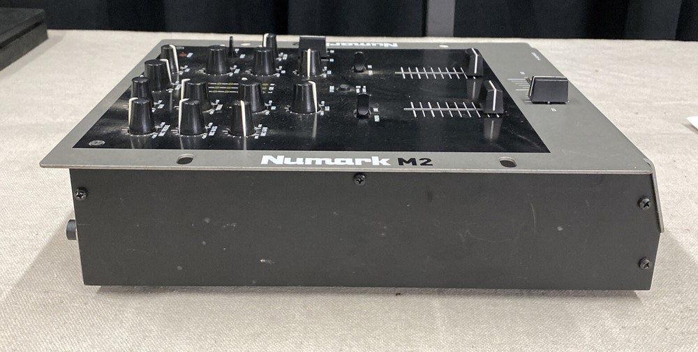 Numark M2 - 2-Channel DJ Scratch Mixer, Untested, No Power Supply