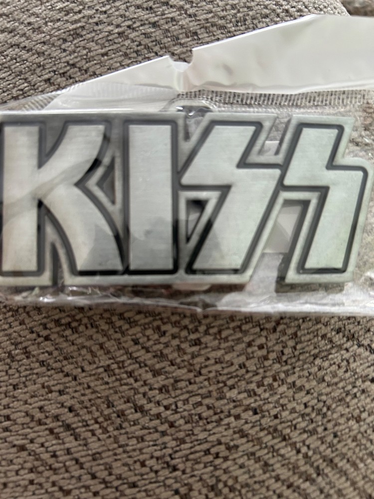 KISS Belt Buckle , rock n' roll band music logo, kiss concert, kiss tour, NEW