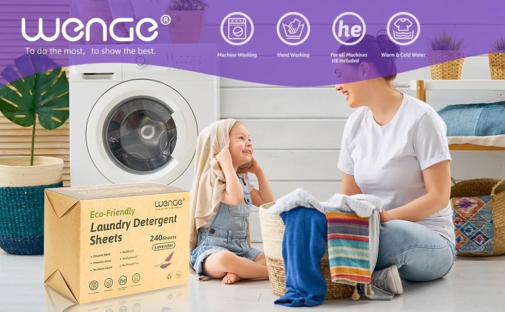 Eco-friendly Laundry Deternt Sheets - 240 Plastic-Free,