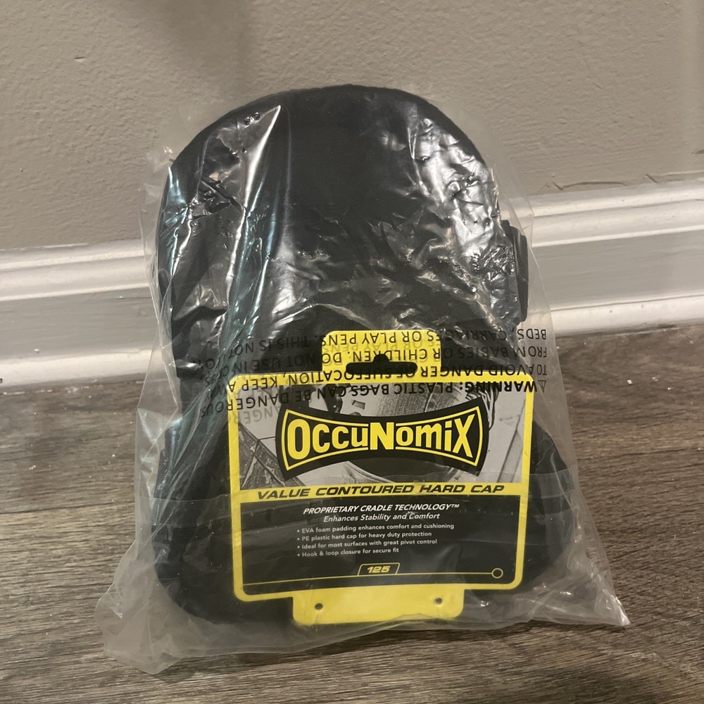 Occunomix Value Contoured Hard Cap Knee Pads Blue