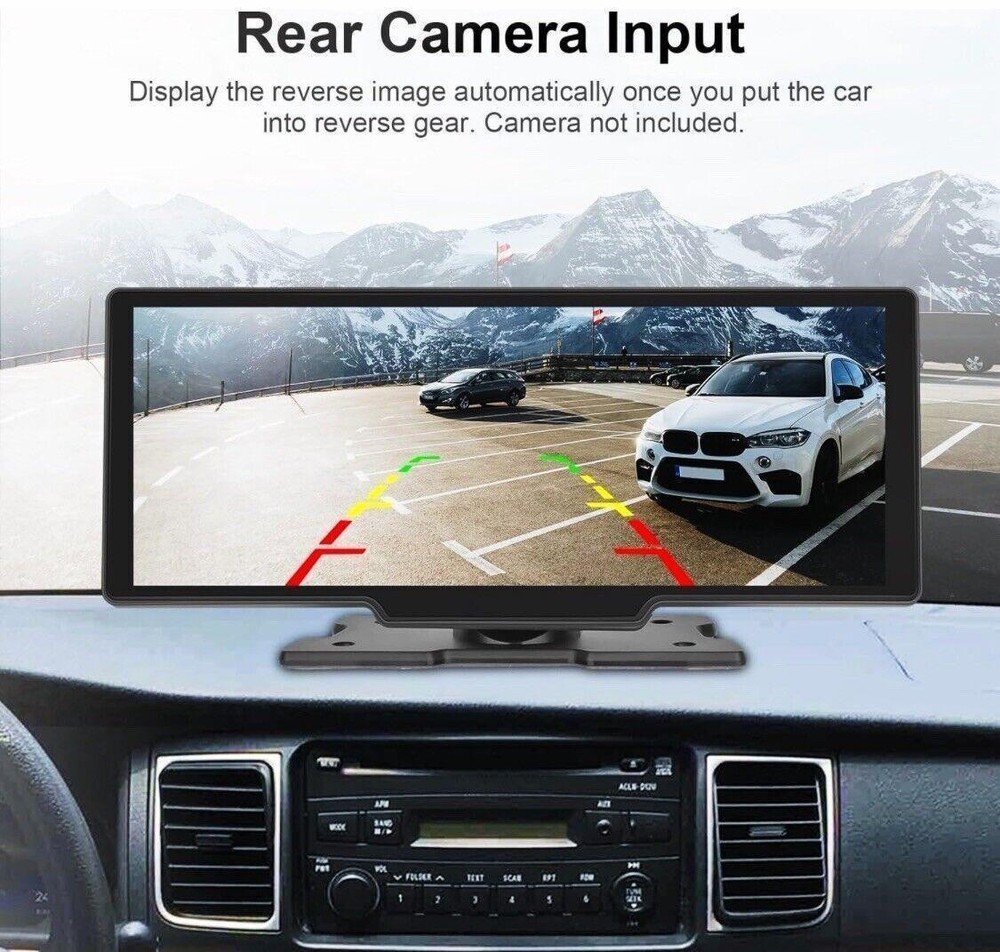 PODOFO 10.26" Multimedia Smart Screen Player Wireless Carplay Android Navigation