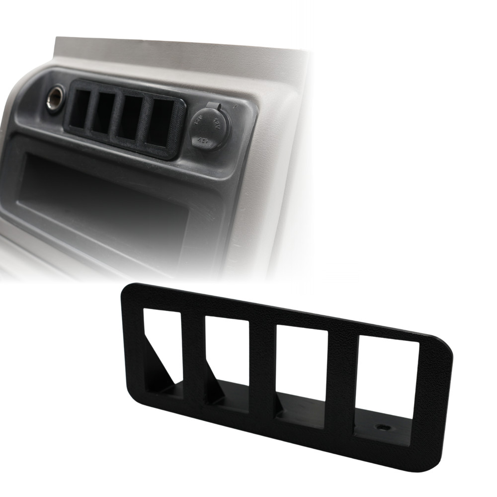 4 Rocker Switch Panel Mount for 99-06 Chevy Silverado GMC Sierra Center Console