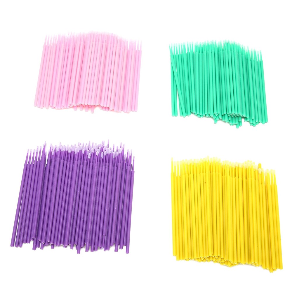 Hot Bendable Micro Applicator Brushes Micro Wands Supplies For Makeup