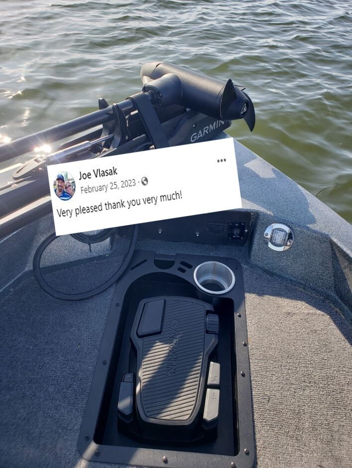 Premium Pre-Drilled Ultrex Recessed Trolling Motor Foot Pedal Pan Tray