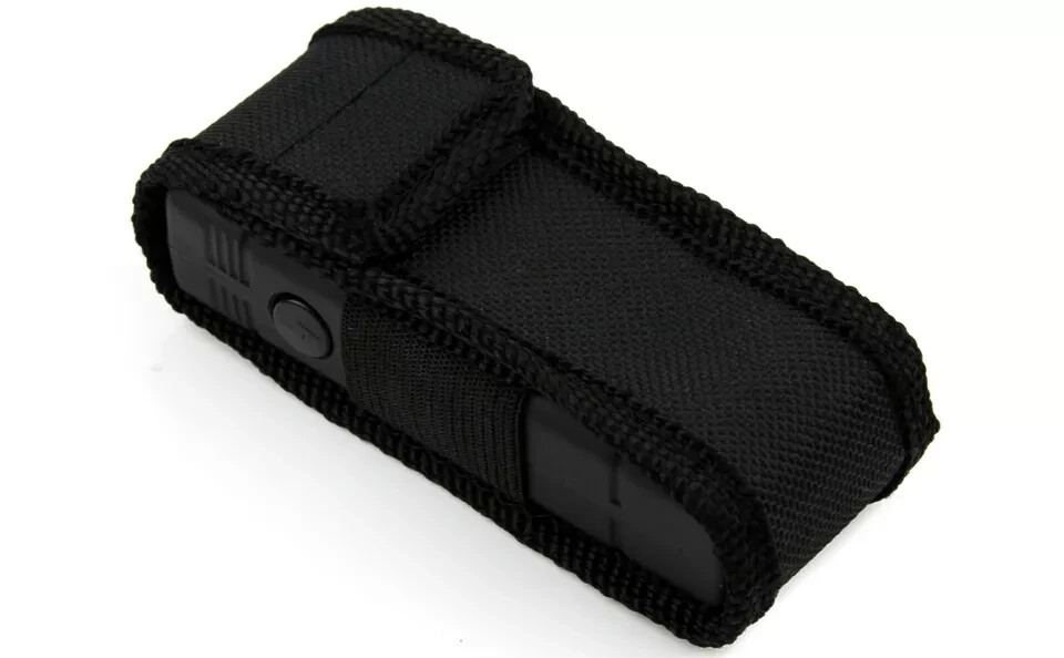 POLICE Stun Gun 801 Mini Rechargeable LED Flashlight Black