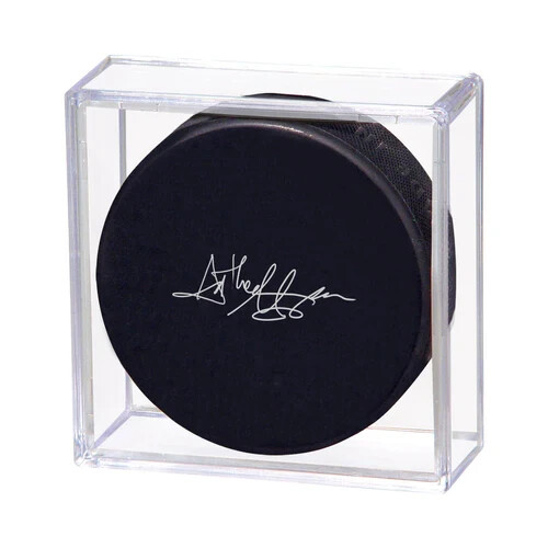 Ultra Pro Square UV Regulation Hockey Puck Display Case Stackable Cube Holder
