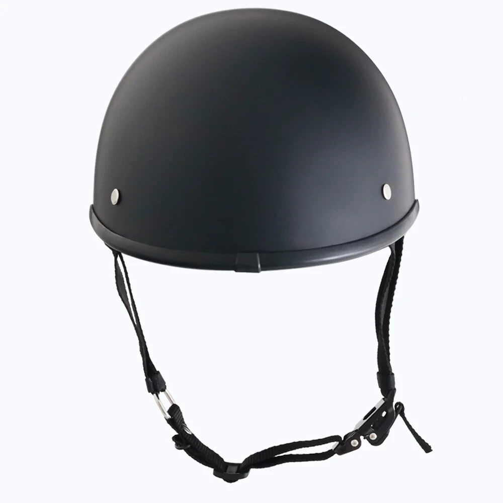 Baseball Cap lightest DOT Beanie Motorcycle Helmet Matte Black Quick Release!