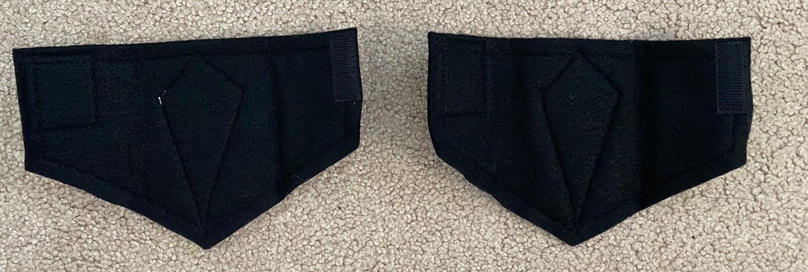 Creative Capes Hero Set Black & Silver W Costume Handmade Boy Girl Dress-up