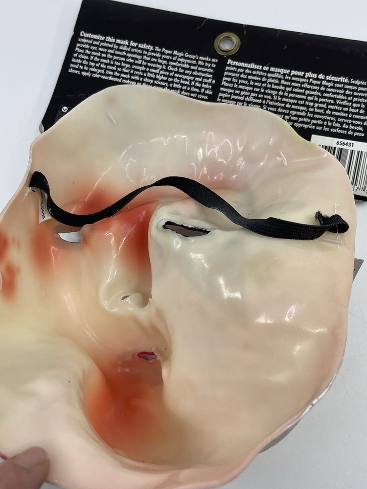 VTG KISS OFFICIAL PAUL STANLEY HALLOWEEN MASK 1997 RETRO ROCK