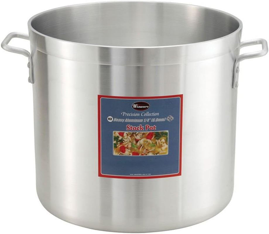6.0Mm Aluminum Stock Pot, 20-Quart, Medium