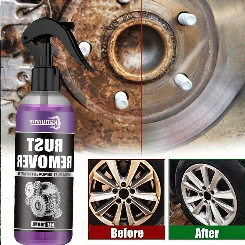 Multi Purpose Rust Remover Spray Metal Surface Car Maintenance for Wheel Cleanin