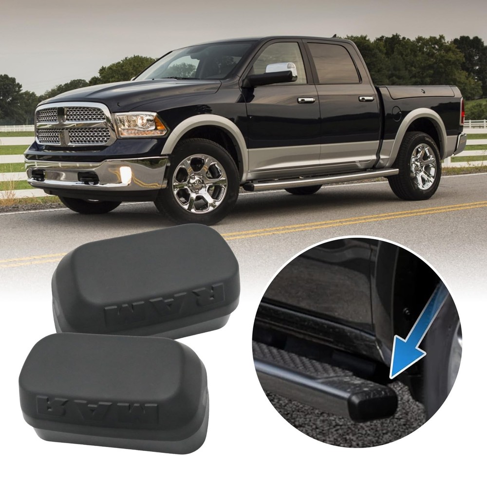 68193113AA 2 Pcs Running Board End Cap Side Step Replacement for Dodge RAM 1500