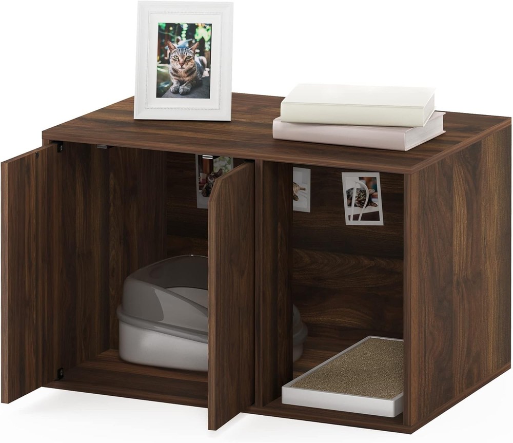 Peli Litter Box Enclosure Small Columbia Walnut
