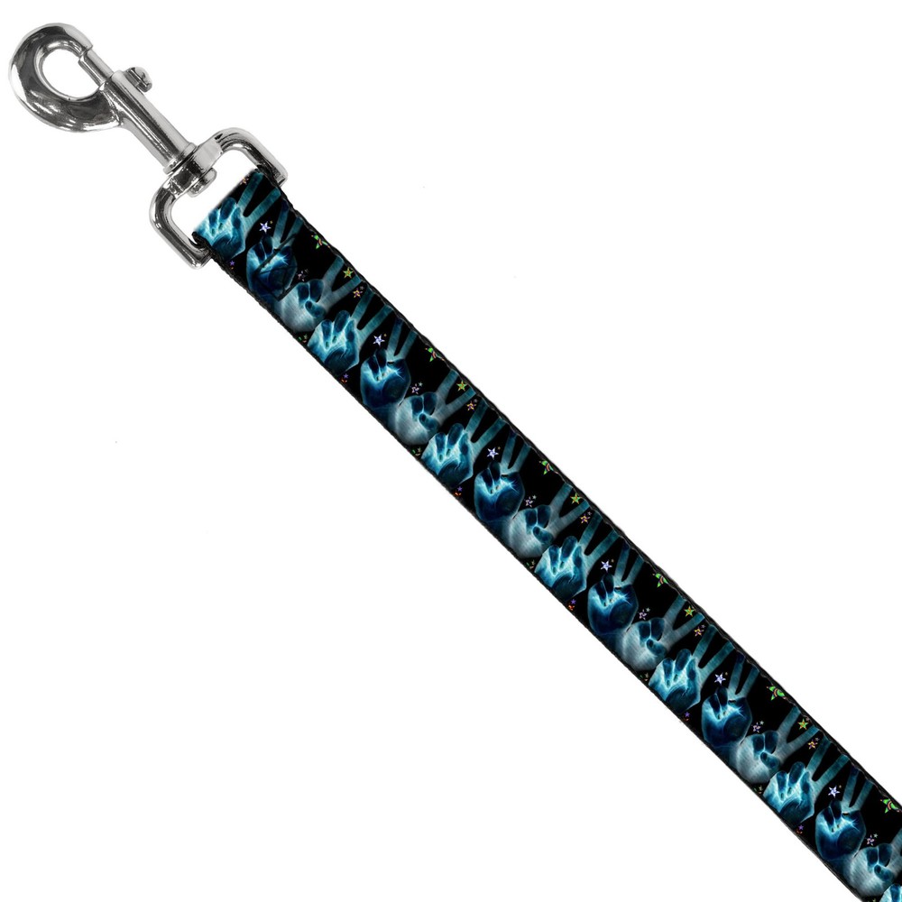 Dog Leash Peace & Starz NARROW 0.5"