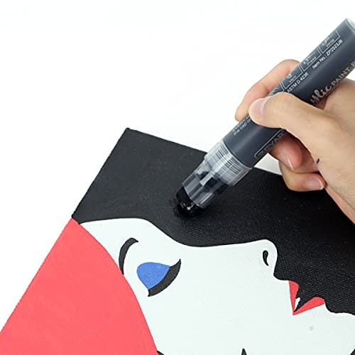Acrylic Paint Marker Pens, 3 Different Point Size: Extra Fine(0.7mm), Medium