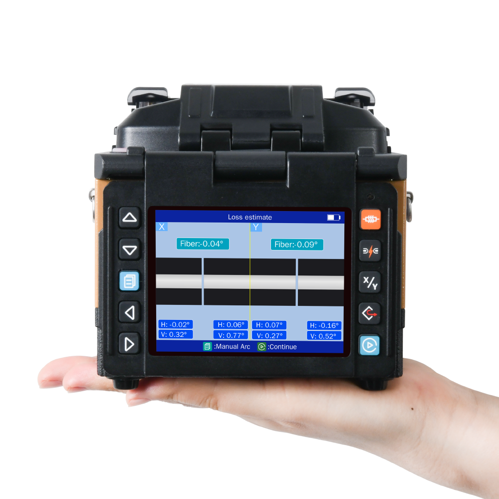 FTTX Fiber Fusion Splicer Jilong 500E Handheld Core Alignment Splicing Machine