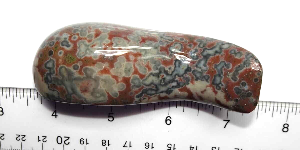 Ocean Jasper Curved Massage Wand mw5