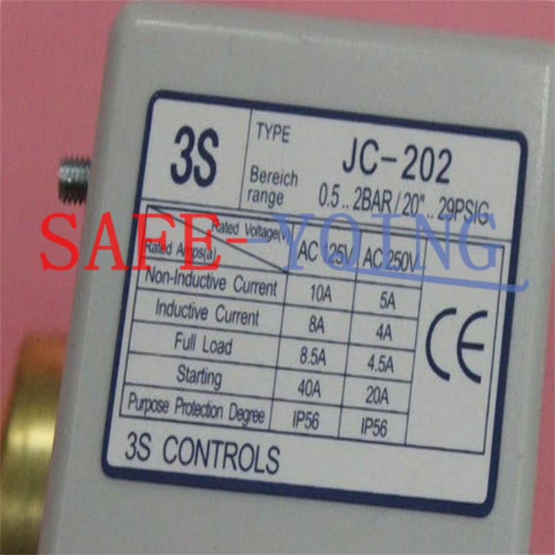 ONE NEW 3S JC-202 Pressure Switch