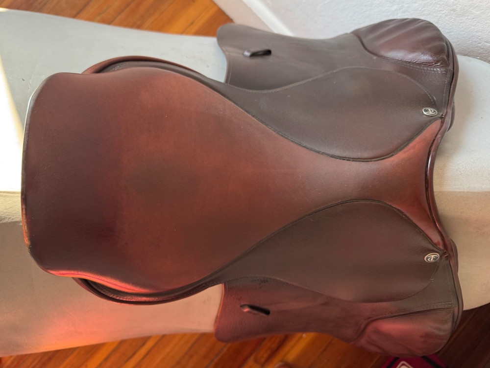 17" Tad Coffin A5 Performance Saddle - Grain / Calf