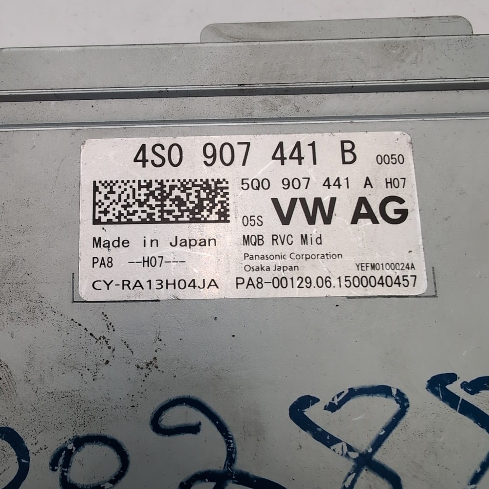 2016 2017 2018 AUDI A7 S7 REAR CAMERA COMPUTER CONTROL MODULE 4S0907441B