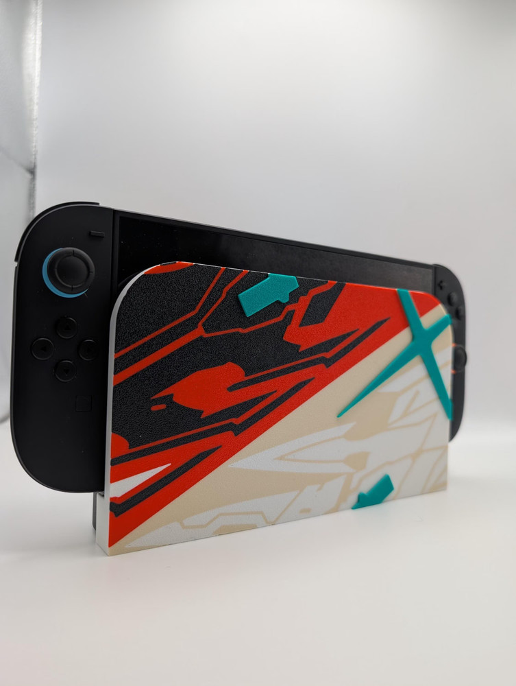 Xenoblade Chronicles 2 Pyra and Mythra Split Dock Cover Faceplate Switch 2