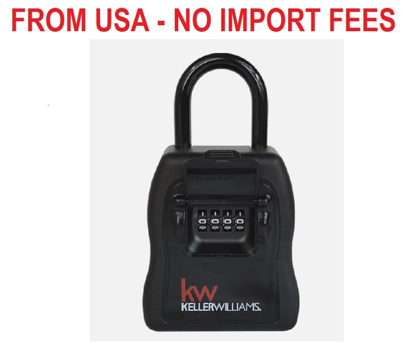 Keller Williams Branded Key Lockbox Set Your Own 4-Digit Numeric Combination