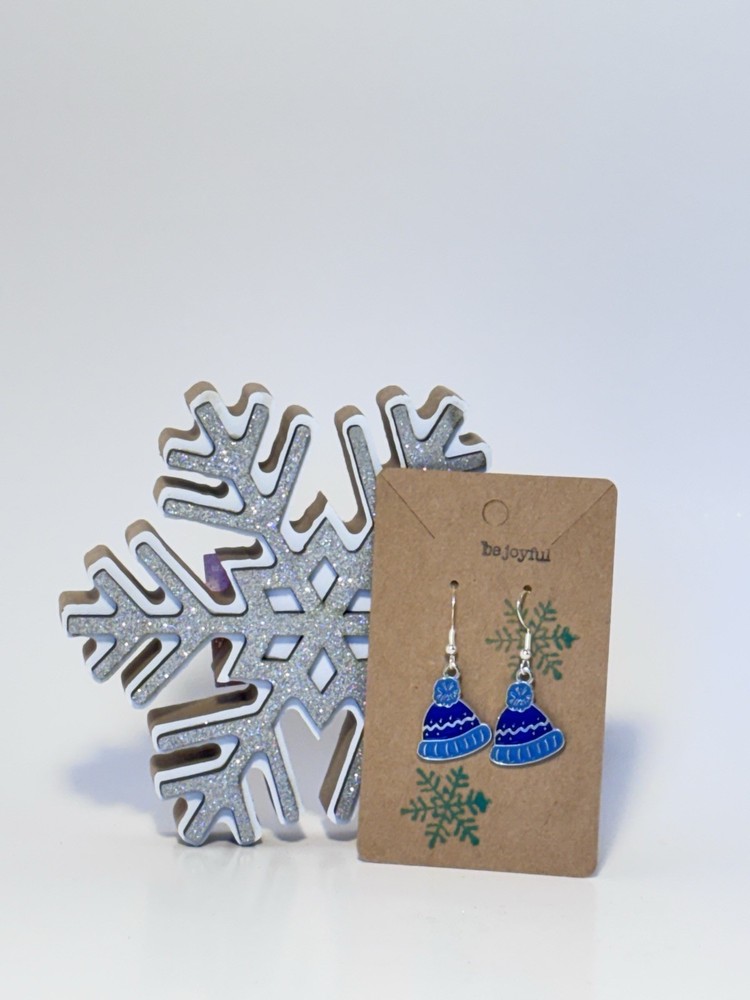 Handmade Christmas Stocking Earrings Dangle