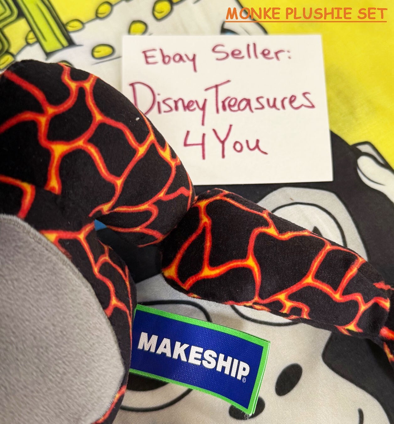 Official Makeship Gorilla Tag Monke Birthday Plush Meta Code Keychain Axiom Rare