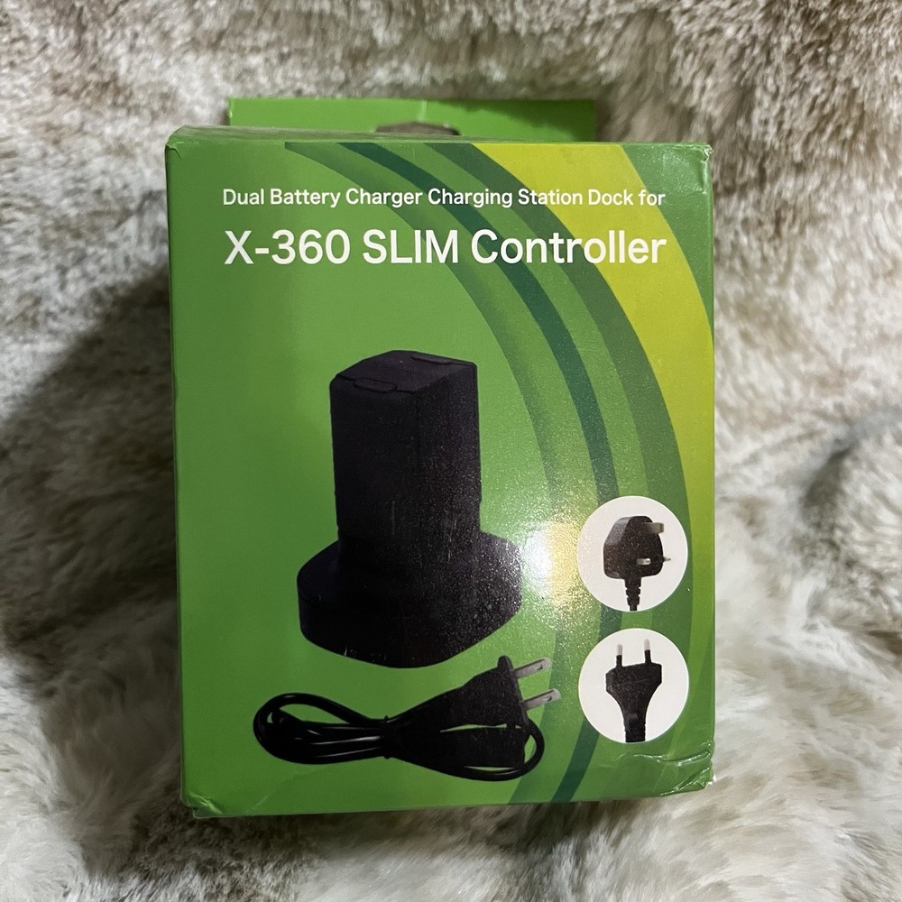 Xbox 360 Controller 2-Pack Rechargeable Battery & Dual Charging Dock