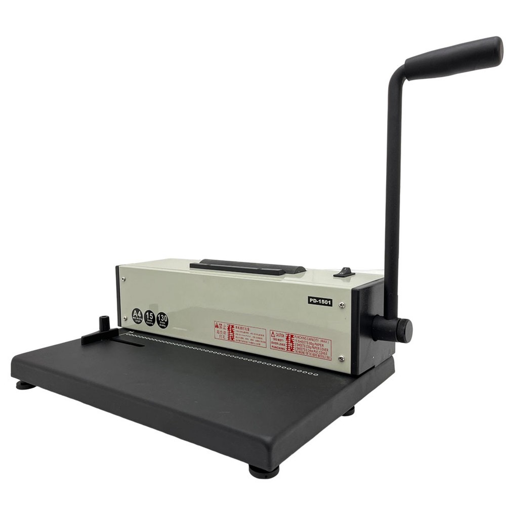 110V Electric Spirl Coil Binding Machine Desk Calendar Notebook Binding Machine