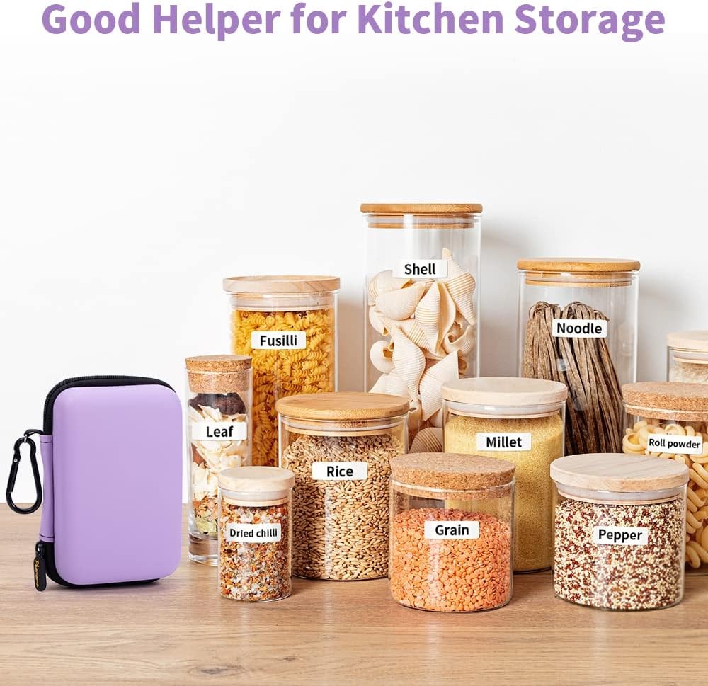 Phomemo D30 D35 Label Maker Machine Case Compatible with NiiMbot D11 D110 SUPVAN