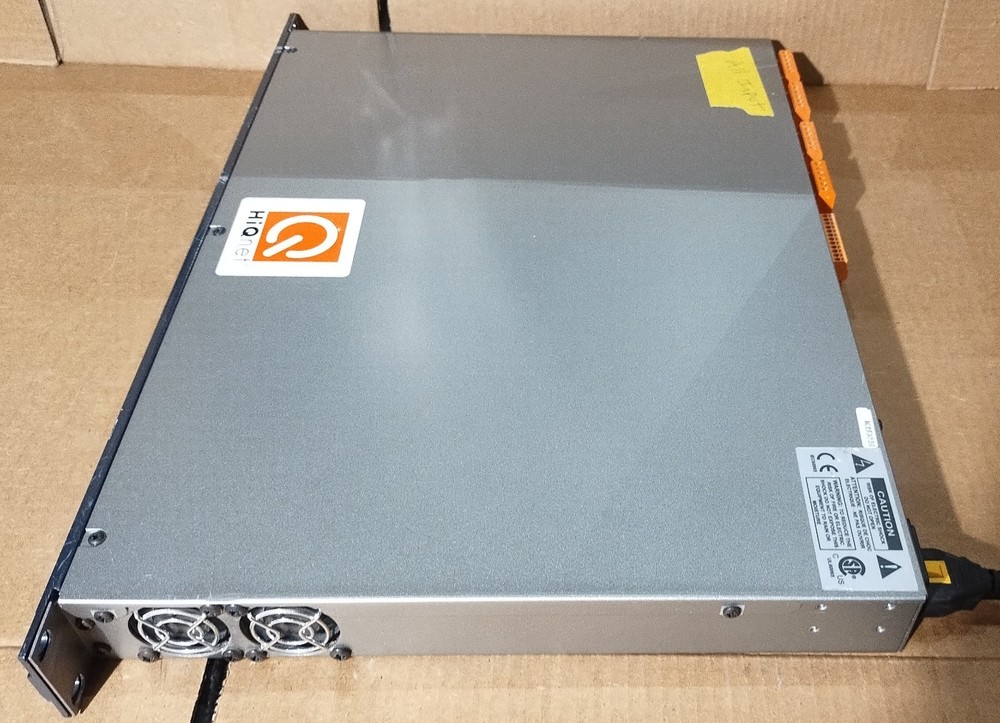 BSS Soundweb London BLU-120 Digital Audio Processor with 4 analog input cards.