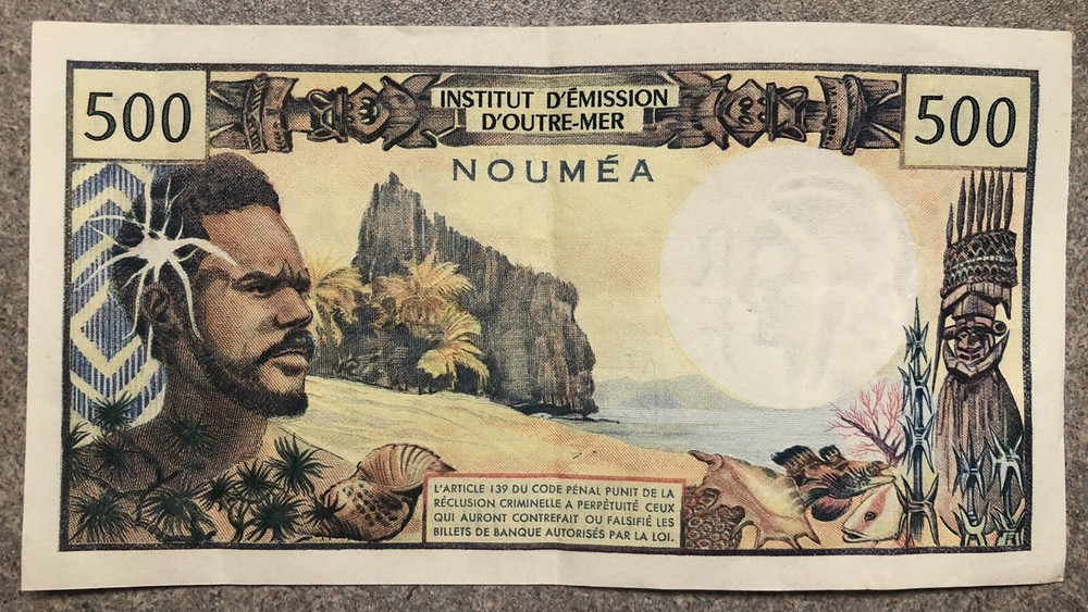 New Caledonia (Noumea) 500 Francs Note