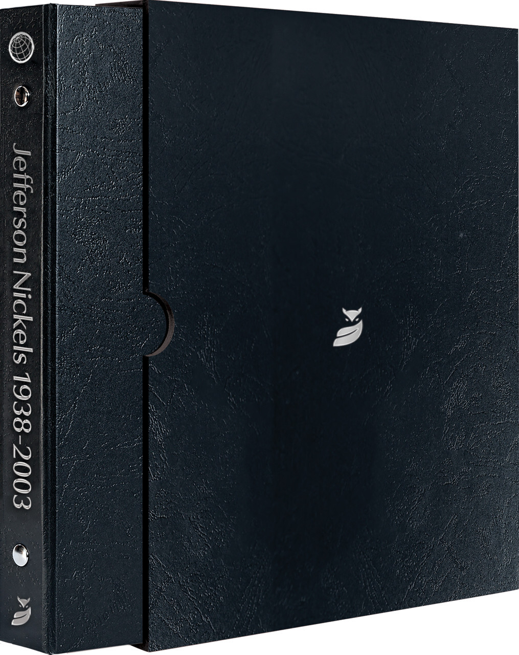 Jefferson Nickels: 1938-2003 Date & Mintmark Set-Whitman Prestige™ Album (Black)