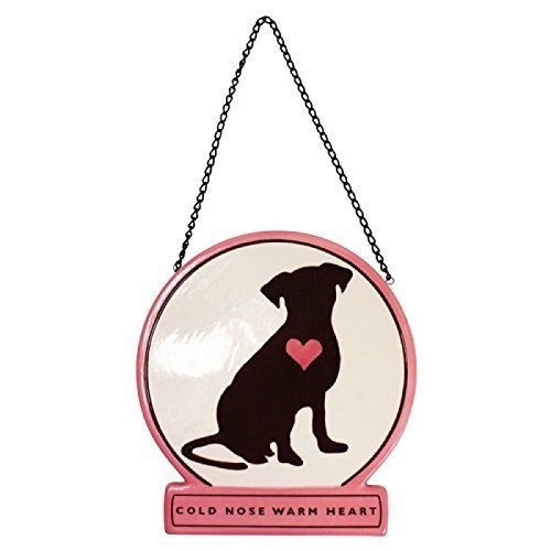 "Warm Heart" Dog Ceramic Wall Art, MODPAWS