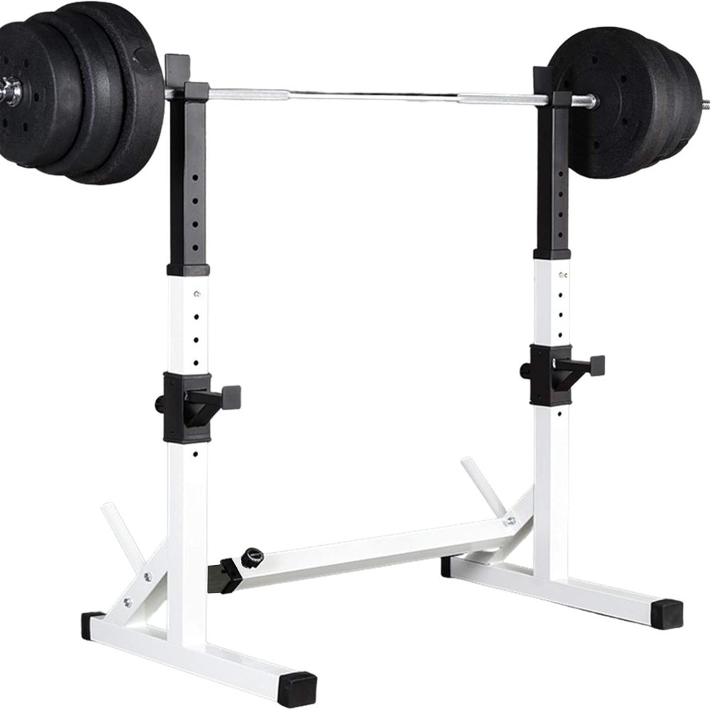 Adjustable Barbell Rack 550lbs Home Gym