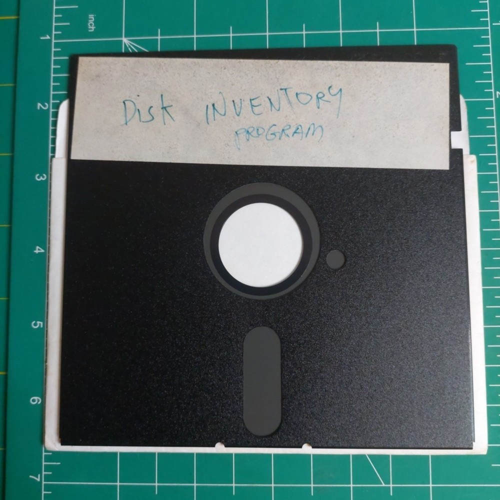 Commodore 64 Disk Inventory Program 5.25" Floppy Drive Disc C64 C128