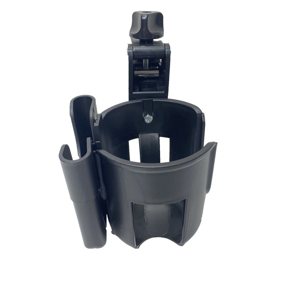 Stroller Cup Holder / Phone Holder Adjustable Grip Fits Most Strollers Universal