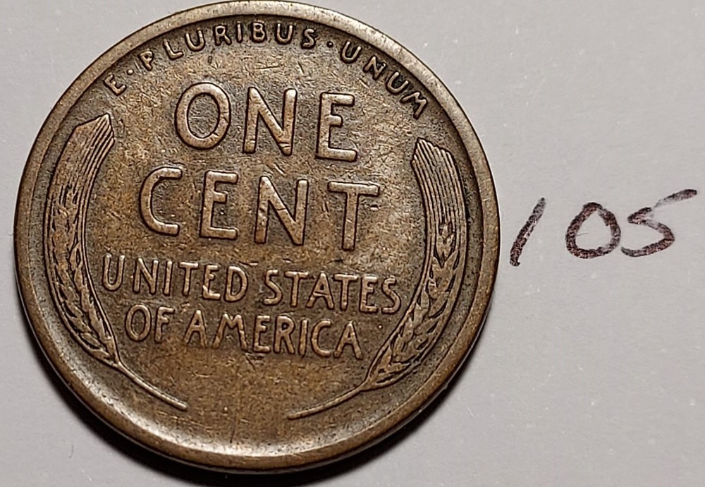 1919-S Lincoln Wheat Cent #105