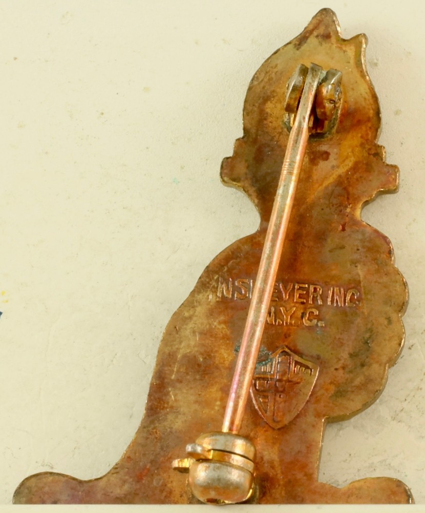 War College Crest DI/DUI Pinback NS Meyer HM