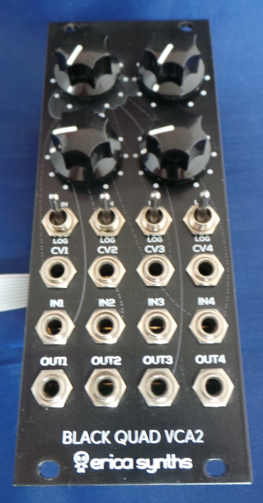 Erica Synths Black Quad VCA 2 VCA Eurorack Module