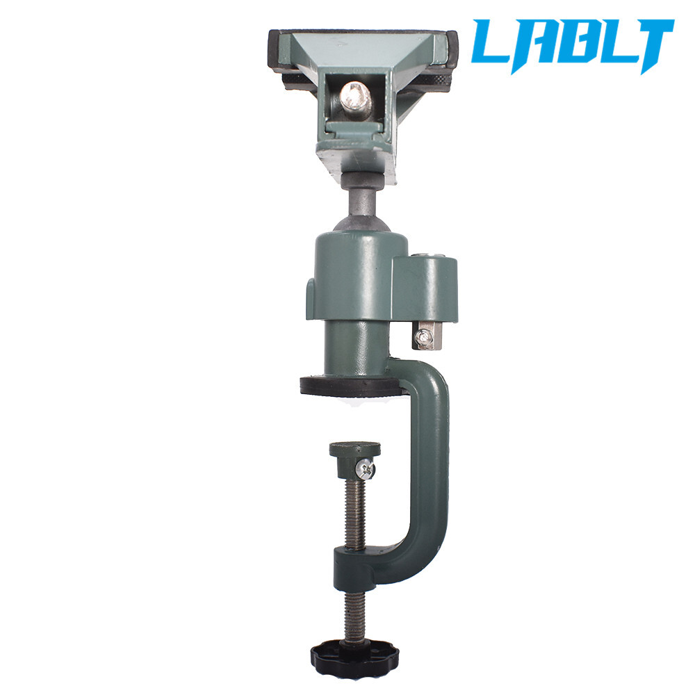 LABLT 3" Universal Table Vise Aluminum Swivel 360° Rotating for Holding Parts