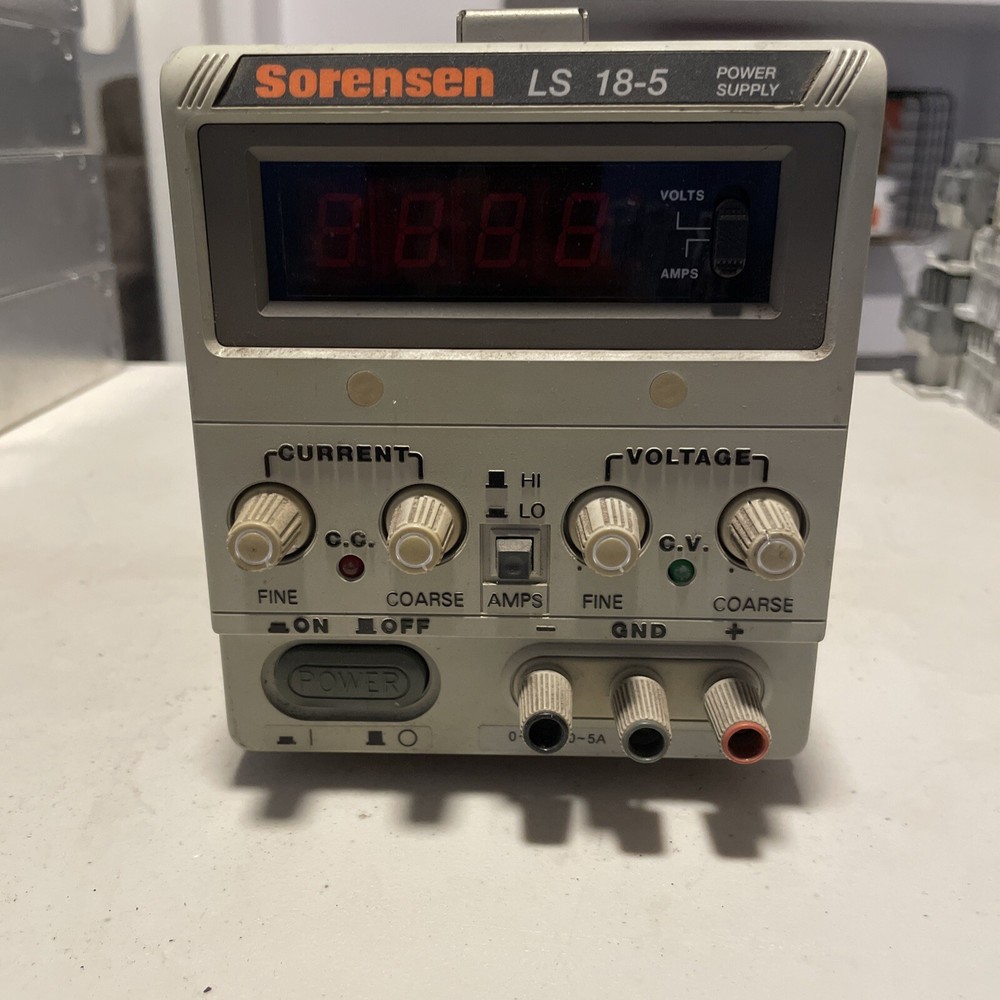 Sorensen LS 18-5 Power Supply