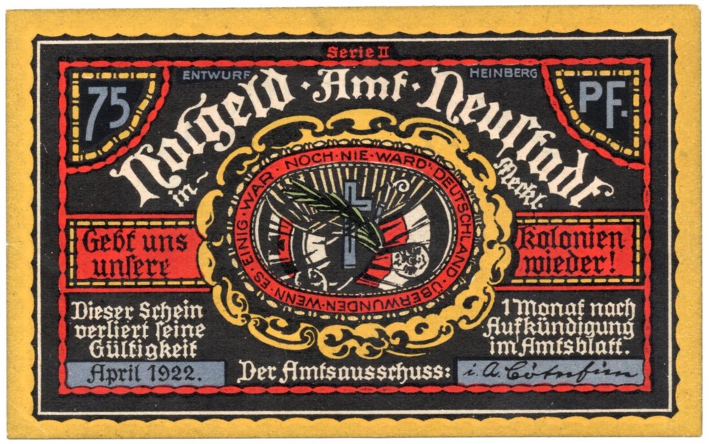 Germany 1922 75 D.-Neuguinea PH AUNC