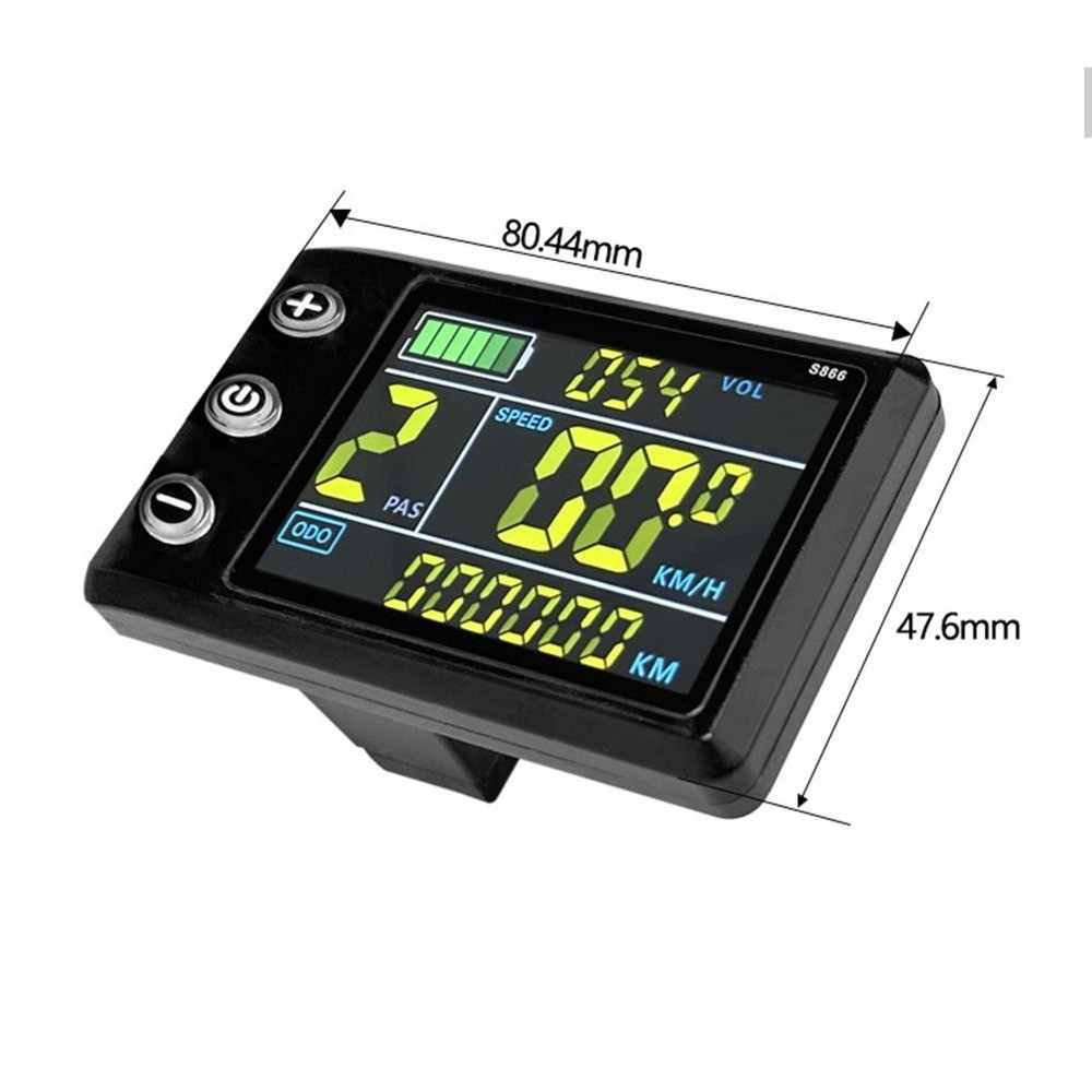 eBike Upgrade Conversion Kit with S866 Display and Efficient Brushless Control