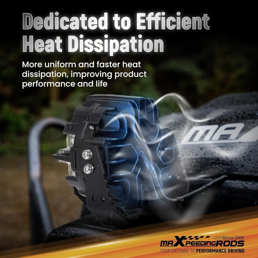 maXpeedingrods 2 Pack 5 Inch LED Off Road Lights 178W