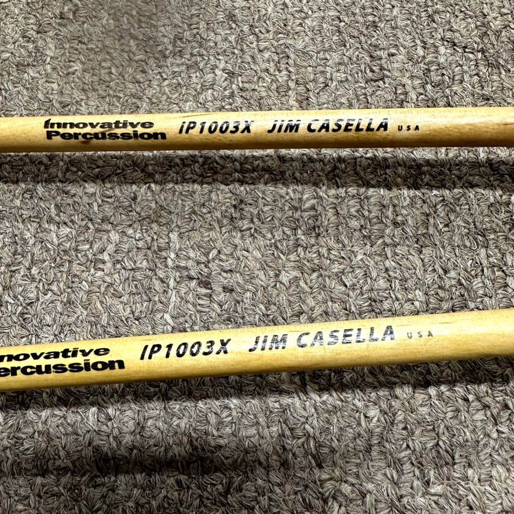 Innovative Percussion IP1003X Casella Hard/Heavy Marimba Mallets (1 PAIR) -MINT